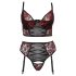 Cottelli Plus Size – Set sutien (roșu) - 90C/XL