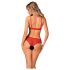 Set lenjerie Atenica Obsessive - cruciș roșu seducător - M/L