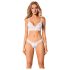 Set Obsessive Heavenlly - sutien dantelat (alb) - M/L