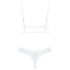 Set Obsessive Heavenlly - sutien dantelat (alb) - M/L