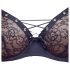 Set sultan: sutien cu șireturi, negru - Perfect pentru petreceri! - 80B/M