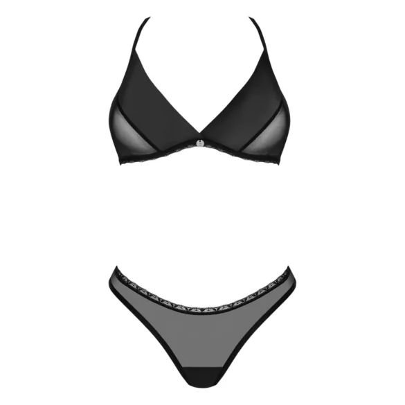 Obsessive - set lenjerie sutien - dantelă neagră