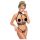 Set seducător cu lanțuri - Abierta Fina (negru)