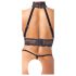 Set seducător cu lanțuri - Abierta Fina (negru)