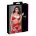 Cottelli - set lenjerie cu dantelă - roșu - model de Crăciun