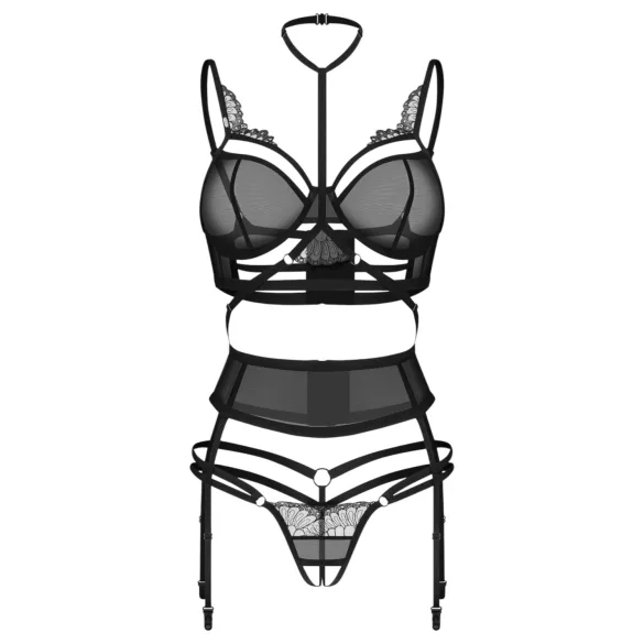 Obsessive Premisis - set lenjerie sexy - negru