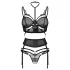 Obsessive Premisis - set lenjerie sexy - negru