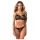 Obsessive - set lenjerie cu sutien cu bretele - negru - L/XL