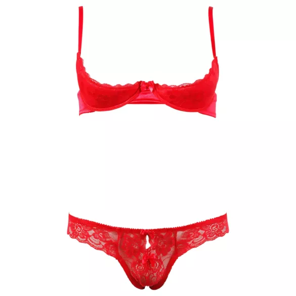 Cottelli - Set lenjerie erotică cu sutien push-up - 80B/M