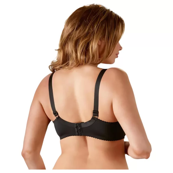 Cottelli Plus Size - sutien push-up (negru)