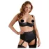 Cottelli Plus Size - sutien push-up (negru)