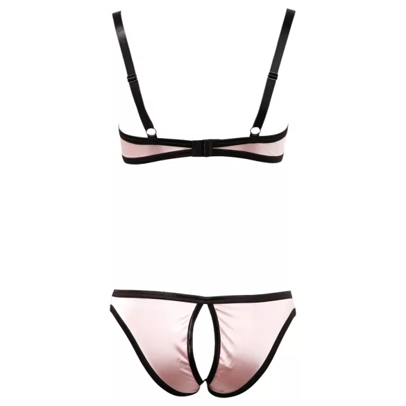 Cottelli - set lenjerie cu sutien decupat - dungi - 80B/M