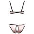 Cottelli - Set cu sutien push-up dungi - 85B/L