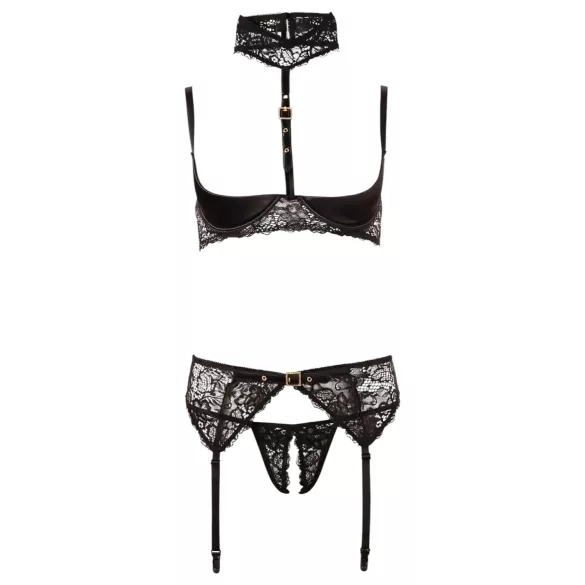 Abierta Fina - Dantelă sexy - set de lenjerie intimă - 85B/L