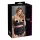 Cottelli Plus Size - sutien tip harness cu inele (negru) - 95E