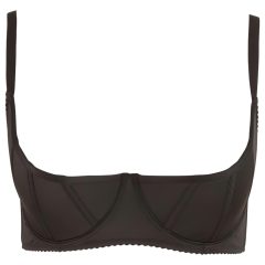   / Cottelli Plus Size - Suport pentru sâni cu bretele (negru)