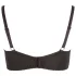 Cottelli Plus Size - sutien tip balconette cu întărituri - negru - 90D