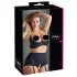 Cottelli Plus Size - sutien tip balconette cu întărituri - negru - 90D