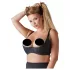 Cottelli Plus Size - sutien tip balconette cu întărituri - negru - 95F
