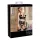 Abierta Fina - set lenjerie sexy cu bretele și dantelă - negru - 80C/M