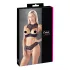 Cottelli - set lenjerie cu sutien deschis - negru