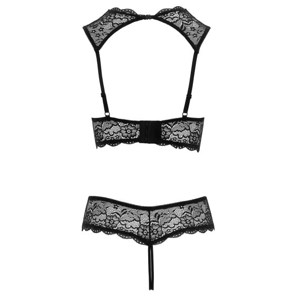 Cottelli - set sutien deschis (negru)