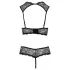 Cottelli - set lenjerie cu sutien deschis - negru