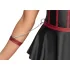 Cottelli Bondage - set lucios și cătușe pentru brațe (negru)