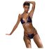 Obsessive Balitta - bikini lucios cu guler (mov) - M