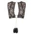 Cottelli Bondage - lenjerie dantelată (set 4 piese) - L