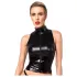 Noir - top lucios cu fermoar (negru) - L