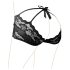 Cottelli - Bikini franțuzesc din dantelă neagră, seducător și elegant! - XL