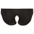 Cottelli Plus Size - chiloți din dantelă, deschiși (negru) - XL