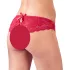 Cottelli - tanga damă deschisă cu fundiță - roșu