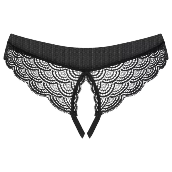 Obsessive Chemeris - tanga deschisă (negru) - M/L