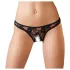 Cottelli - Tanga sexy din dantelă - negru - L