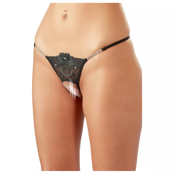 Cottelli - floare strălucitoare - tanga deschisă
