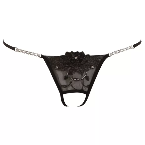 Cottelli - floare strălucitoare - tanga deschisă