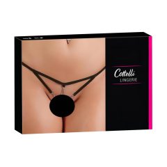   Cottelli - Lenjerie intimă de damă cu pietre de rinichi (negru)