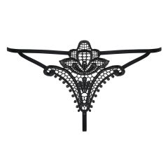 Obsessive Luiza - Tanga Tulip (negru)