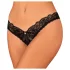 Obsessive - tanga deschisă sexy - dantelă neagră