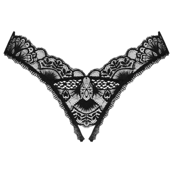 Obsessive - tanga deschisă sexy - dantelă neagră
