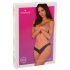 Obsessive Donna Dream - tanga deschisă cu dantelă (neagră) - M/L