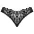 Obsessive Donna Dream - tanga deschisă cu dantelă (neagră) - M/L