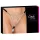Cottelli - tanga deschis cu ornament argintiu - negru (S-L)