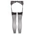 NO:XQSE - Set portjartiere dantelă - negru - M/L