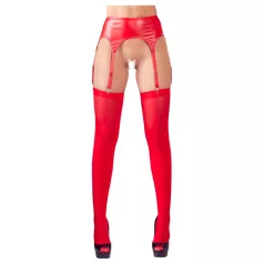 NO:XQSE - set portjartier lucios - roșu - L/XL