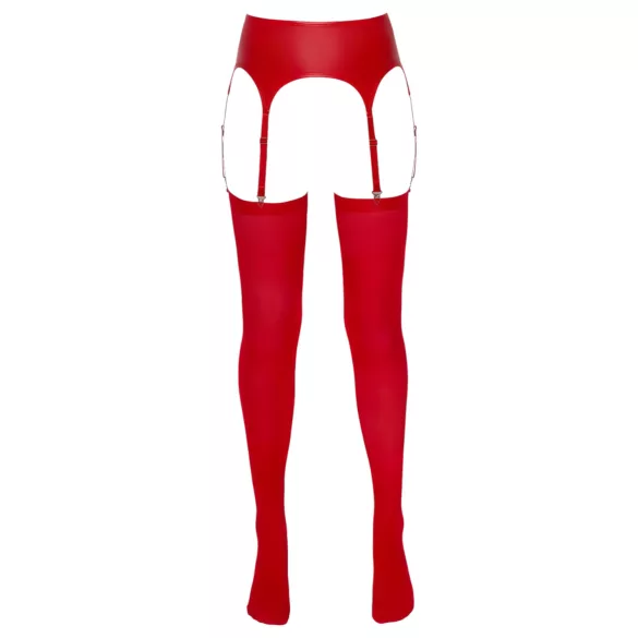 NO:XQSE - set portjartier lucios - roșu - L/XL