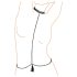 Cottelli - Ham decorativ perlat cu colier (negru)