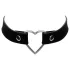 Cottelli - choker cu inimă - negru